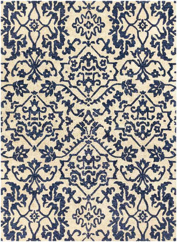 Dinez Transitional Khaki Area Rug